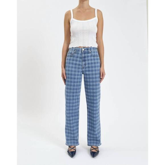 DAZE Denim - NEW DAZE 1999 vintage-inspired jeans in denim check
